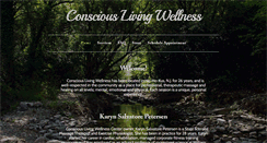 Desktop Screenshot of consciouslivingwellness.com